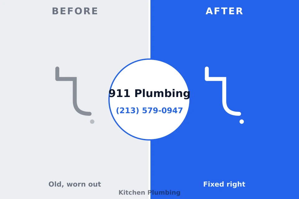 Before and after: plumbing company Ellis, KS